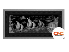 Tranh thuận buồm xuôi gió cnc jdp đẹp mắt