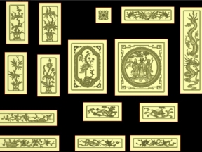 Trọn bộ hoa văn tủ cực đẹp cnc