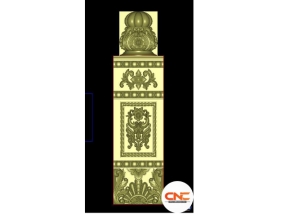 Trụ cầu thang cnc vẽ trên jdp