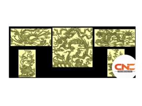 Tứ linh cnc thiết kế file jdp mới nhất