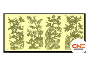 Tứ quý cnc thiết kế mới trên jdp đẹp