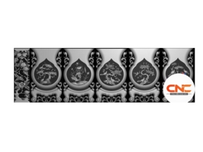 Tựa ghế tứ quý cnc thiết kế jdp đẹp mắt