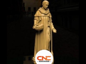 Tượng Công giáo thánh martino stl