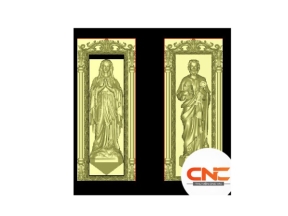 Tượng đức mẹ thánh giesu cnc jdp đẹp
