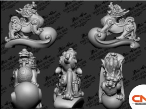 tỳ hưu cnc,stl tỳ hưu,tỳ hưu file stl