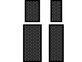 Vách bông tuyết cnc 4 kích thước