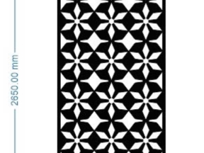 Vách cổng bông tuyết cnc dxf mới nhất