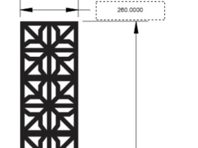 Vách cổng cắt cnc model dxf mới nhất