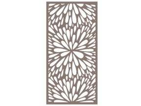 Vách ngăn hoa cnc thiết kế corel đẹp