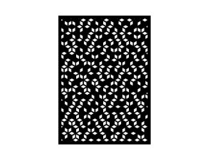 Vách ngăn hoa văn đơn giản model dxf