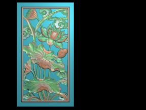 Vách Sen đẹp CNC file Jdp