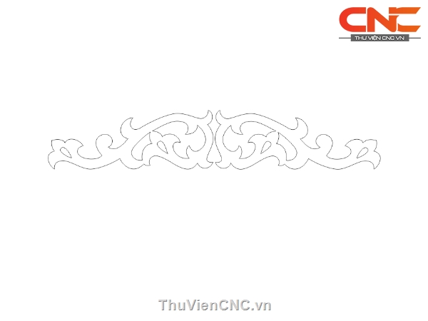 File CNC hoa văn đơn giản để trang trí