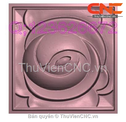 Download tổng hợp 6 mẫu Hoa hồng CNC file jdpaint