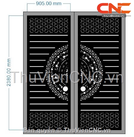 BST tổng hợp 15 mẫu cổng trống đồng
