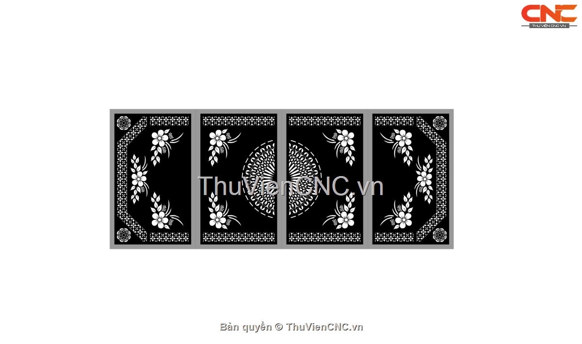 20 mẫu Cổng CNC 4 Cánh, Lựa Chọn An Toàn Cho Mọi Công Trình