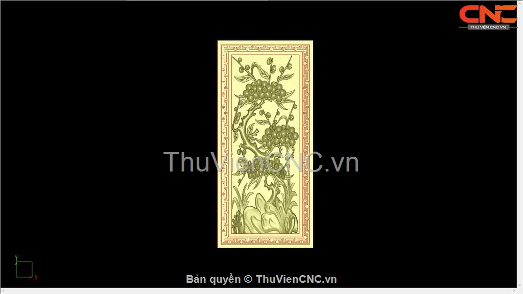 10 File CNC Tứ Quý thiết kế Jdpaint