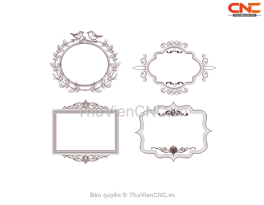 9 file mẫu khung tranh cắt cnc được lựa chọn nhiều nhất năm 2021