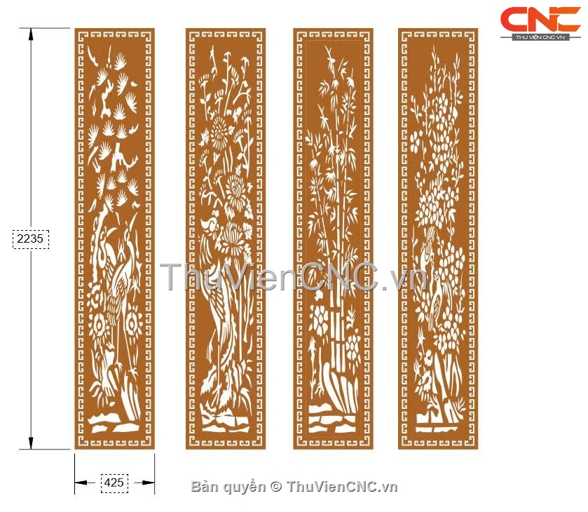 20 mẫu Cổng CNC 4 Cánh, Lựa Chọn An Toàn Cho Mọi Công Trình