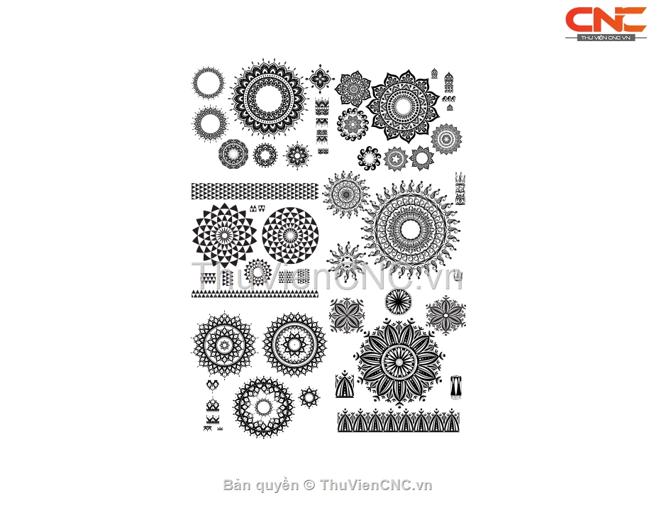 File CNC tổng hợp hoa văn đẹp