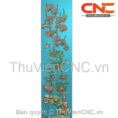 Miễn phí 9 File CNC tứ quý Tùng tuyệt đẹp 2021