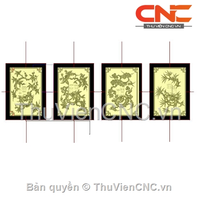 Bộ sưu tập 20 mẫu CNC tranh Tứ Quý CNC siêu đẹp trên Jdp