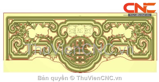 Tổng hợp 5 file jdpaint mẫu đồ thờ CNC