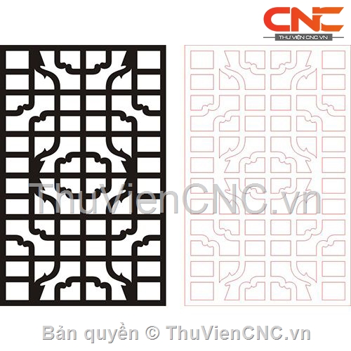 Bộ mẫu 18 bản vẽ thiết kế vách ngăn cnc tuyệt đẹp