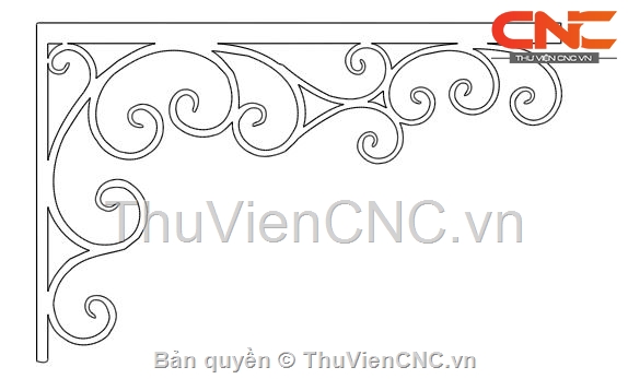 9 bản vẽ hoa góc cắt cnc đẹp nhất