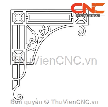 Top 9 bản vẽ hoa góc cắt cnc cực đẹp