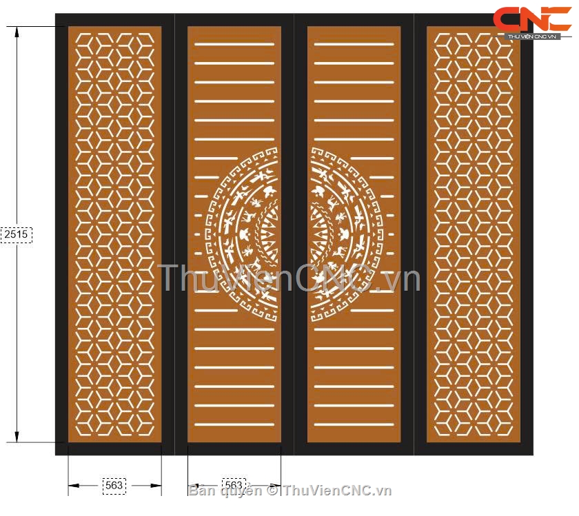 Cổng Hiện Đại Phối Kín – Hở Ấn Tượng