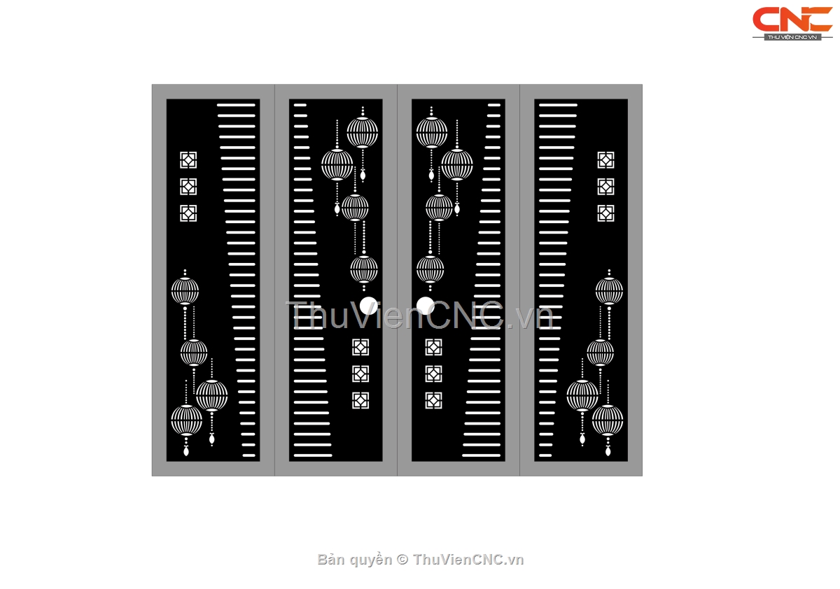 20 mẫu Cổng CNC 4 Cánh, Lựa Chọn An Toàn Cho Mọi Công Trình